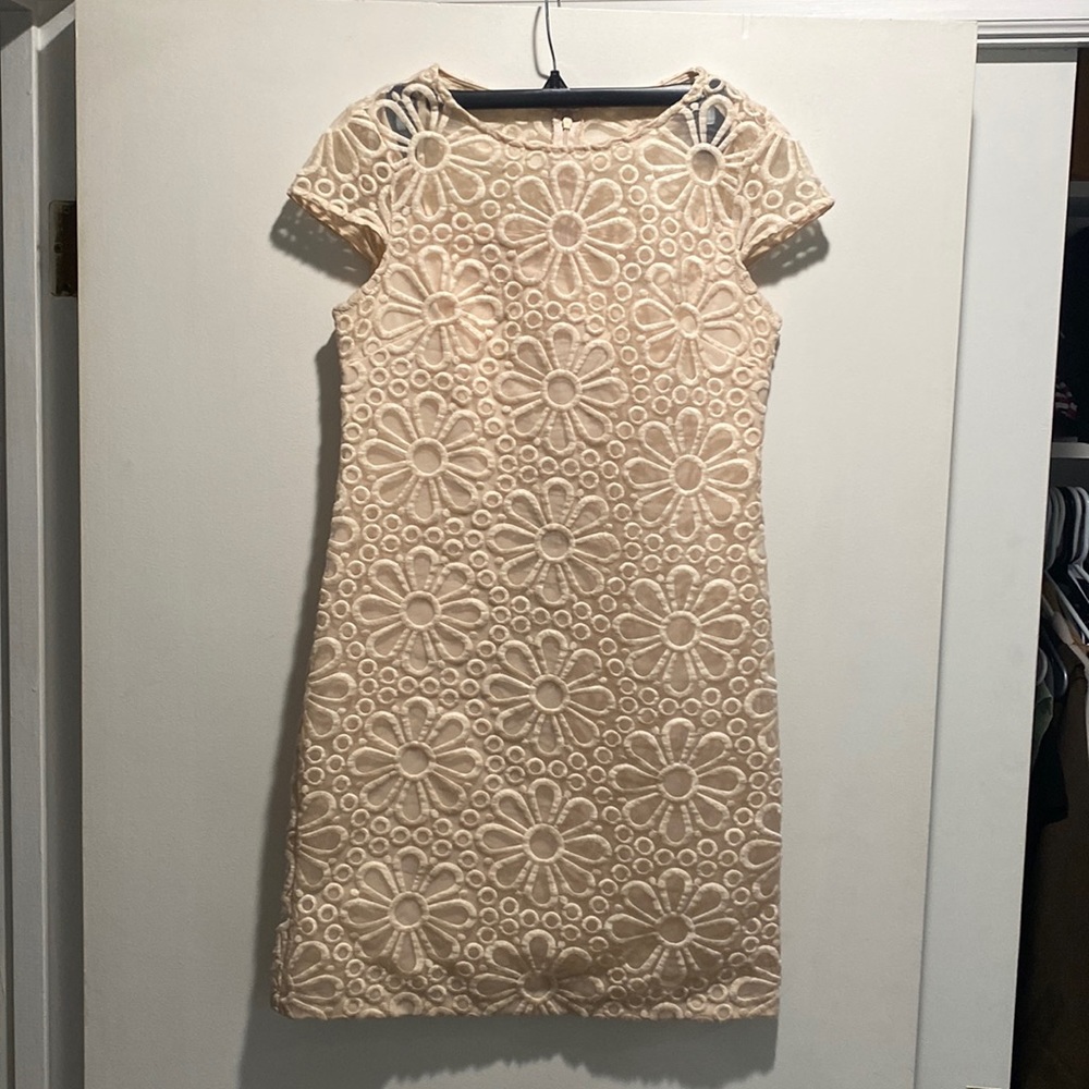 Versona Cream Floral Dress